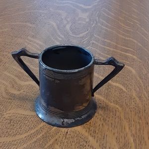 Vintage silver sugar bowl